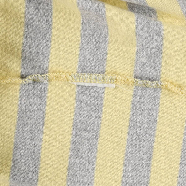 Tommy Hilfiger DENIM Striped Long-Sleeve T-Shirt (Women's Size M) unclear lemon yellow Vintage Second Hand