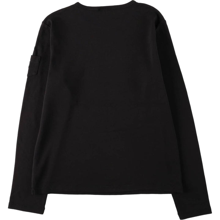 Ralph Lauren LAUREN Long-Sleeve T-Shirt (Women's Size L) cotton black type Vintage Second Hand