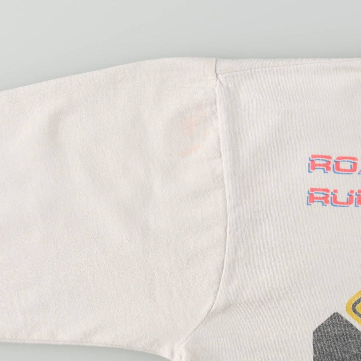 90'S Fruit of the Loom Long-Sleeve T-Shirt, Made in USA, Women's Size S (Equivalent), Vintage cotton white type Vintage Second Hand