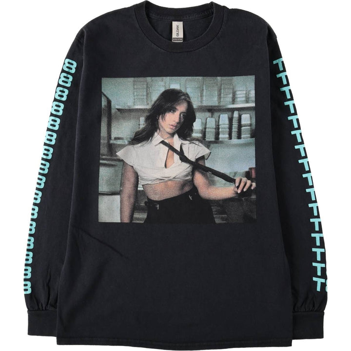 Gildan Tate McRae Long-Sleeve Band T-Shirt (Men's Size S) cotton black type Vintage Second Hand
