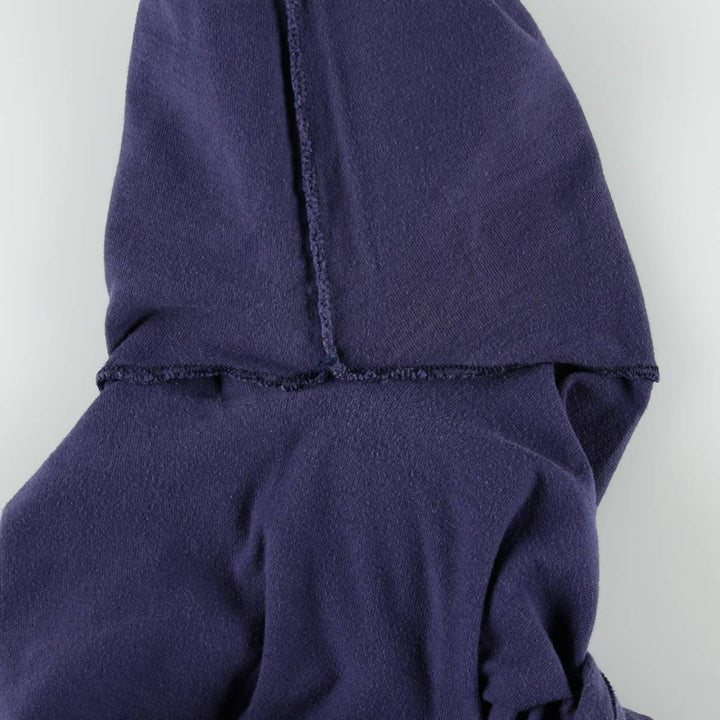 80'S Sportswear Hooded Long-Sleeve T-Shirt, Made in USA, Men's Size S (Equivalent), Vintage cotton navy blue type Vintage Second Hand