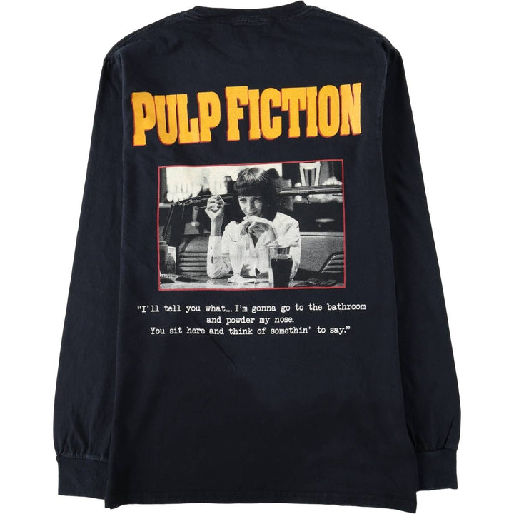 PULP FICTION Pulp Fiction Movie Long Sleeve T-Shirt, Men's Size Small cotton black type Vintage Second Hand