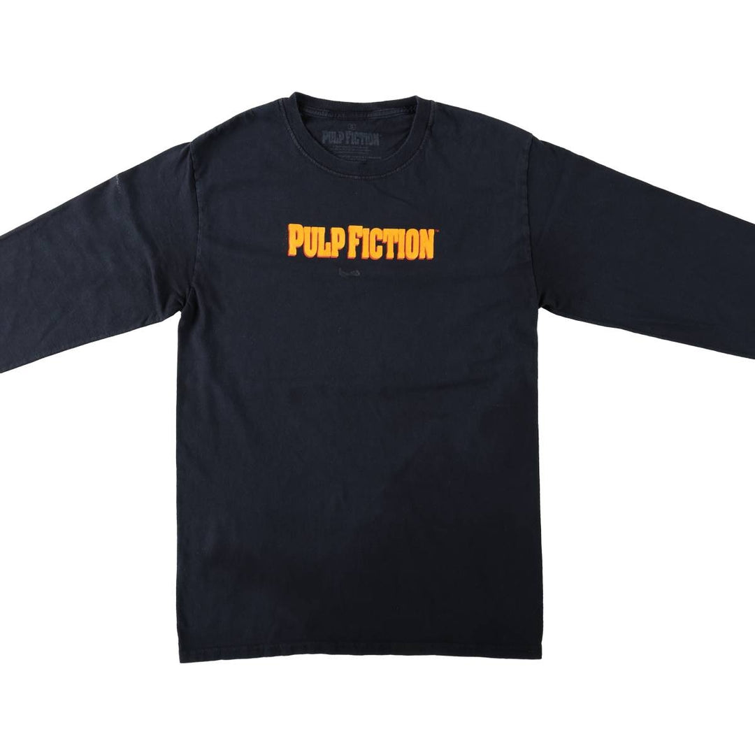 PULP FICTION Pulp Fiction Movie Long Sleeve T-Shirt, Men's Size Small cotton black type Vintage Second Hand