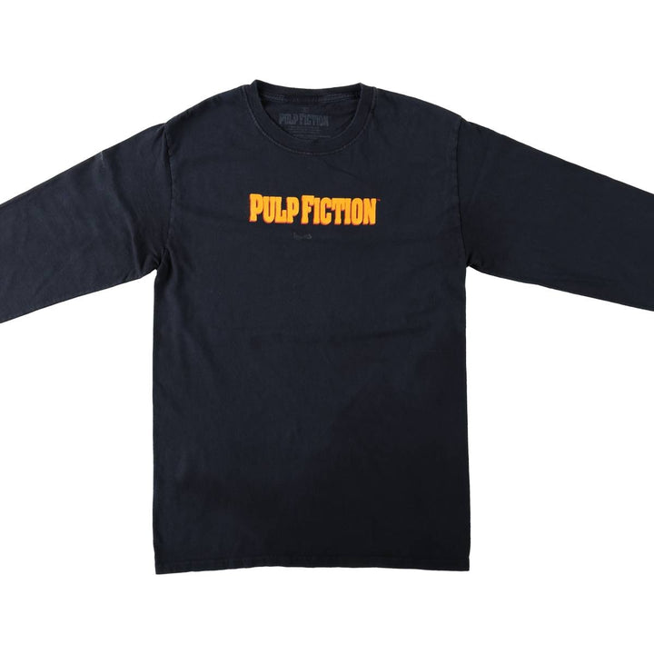 PULP FICTION Pulp Fiction Movie Long Sleeve T-Shirt, Men's Size Small cotton black type Vintage Second Hand