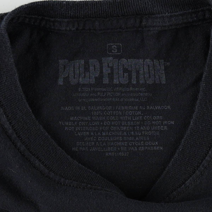 PULP FICTION Pulp Fiction Movie Long Sleeve T-Shirt, Men's Size Small cotton black type Vintage Second Hand