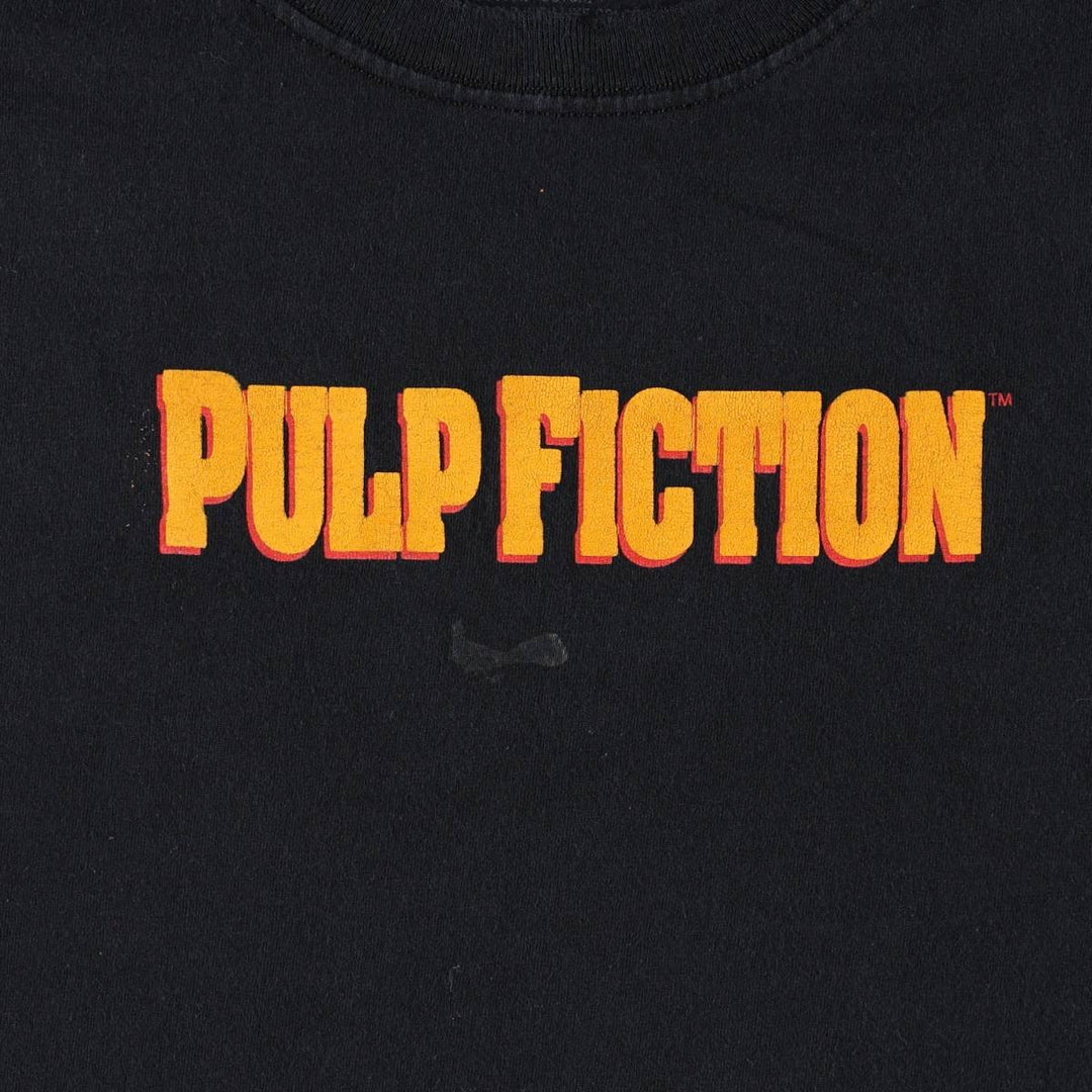 PULP FICTION Pulp Fiction Movie Long Sleeve T-Shirt, Men's Size Small cotton black type Vintage Second Hand