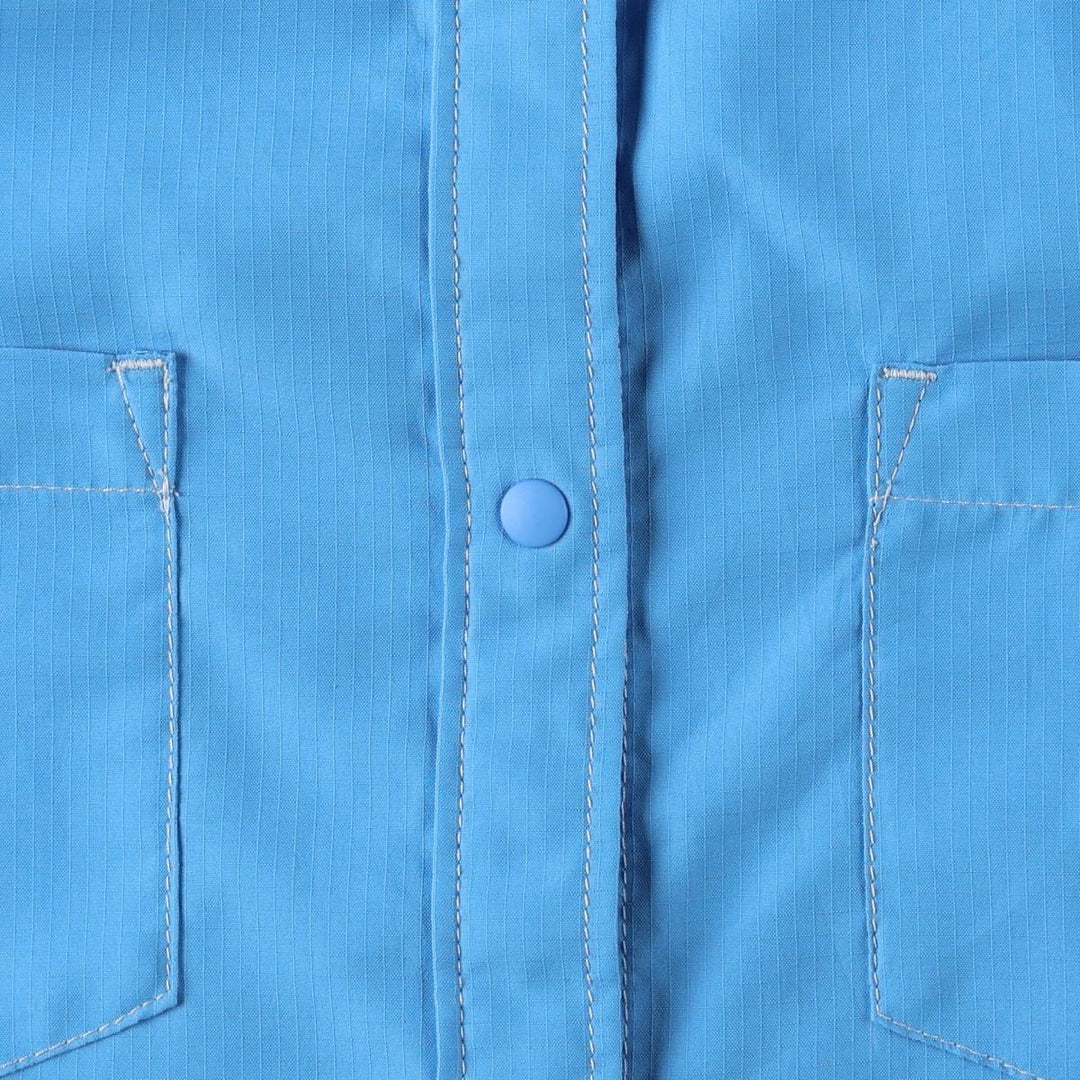Patagonia Women's Long-Sleeve Button-Down Shirt (Size XL) polyester Blue type light blue Vintage Second Hand
