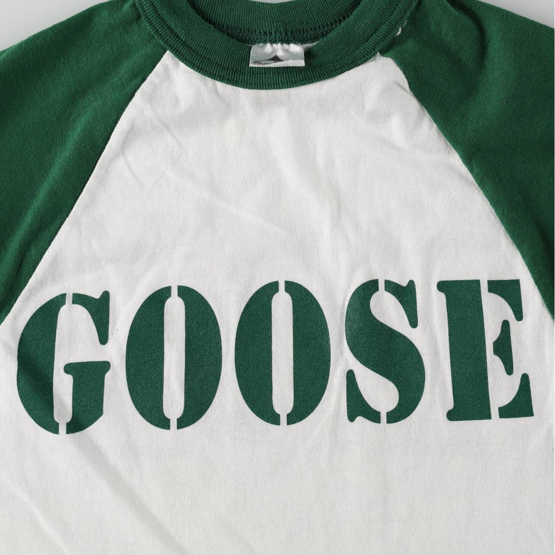 2000'S AUGUSTA 3/4 Sleeve Raglan T-Shirt, Women's Size S (approx.) cotton white type Vintage Second Hand