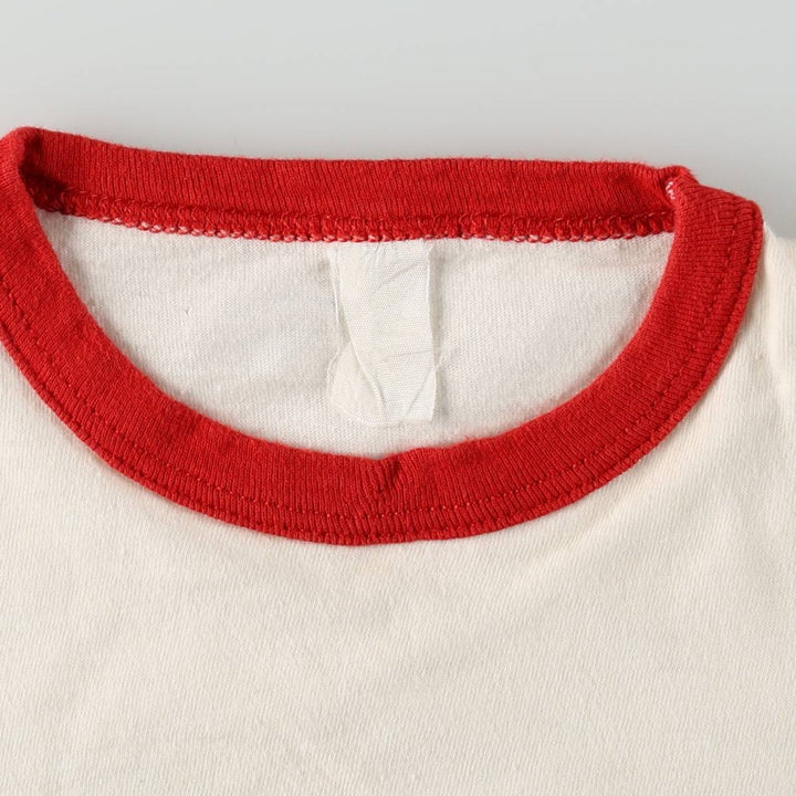 Ringer T-shirt, Women's Size M (approx.), Vintage unclear white type Vintage Second Hand