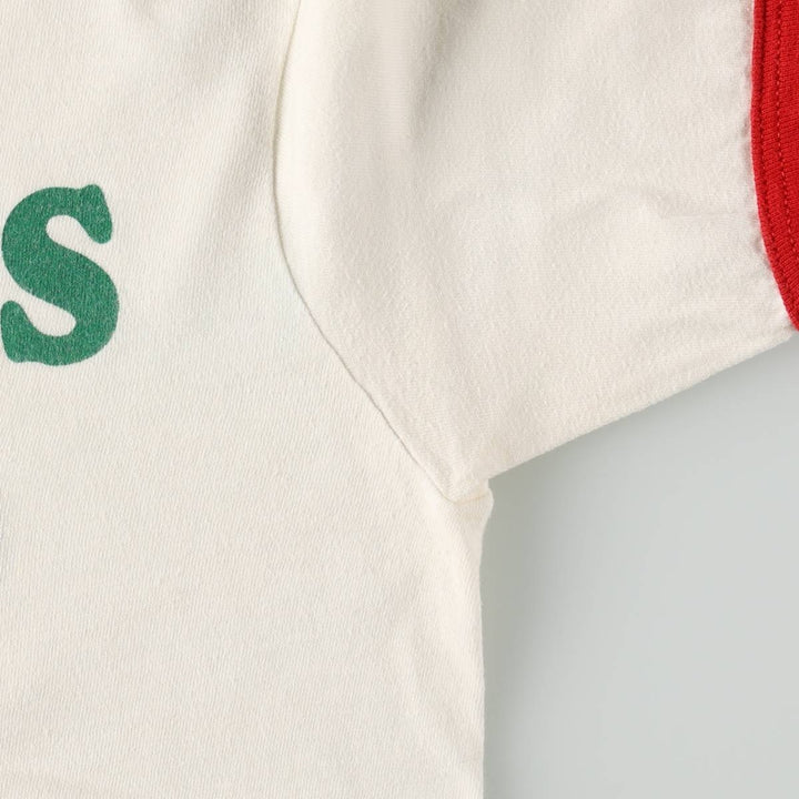Ringer T-shirt, Women's Size M (approx.), Vintage unclear white type Vintage Second Hand