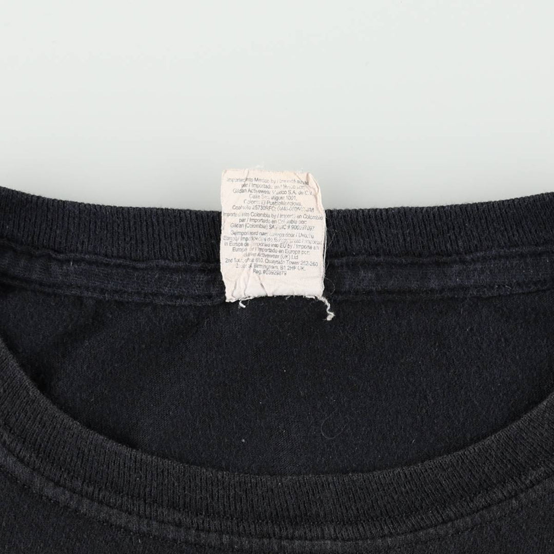 Gildan In-N-Out Burger Advertising T-Shirt, Women's Size M (approx.) unclear black type Vintage Second Hand