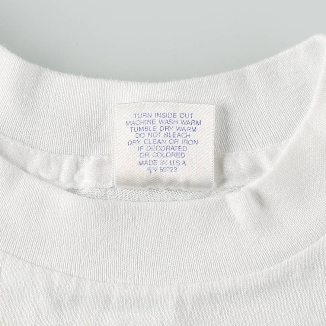 90'S TRENCH Los Angeles Dodgers sports print T-shirt, Made in USA, Women's size S (approx.), Vintage polyester white type Vintage Second Hand