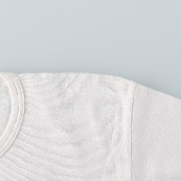 Printed T-shirt, Italian-made, Women's size S (approx.), Vintage cotton white type Vintage Second Hand