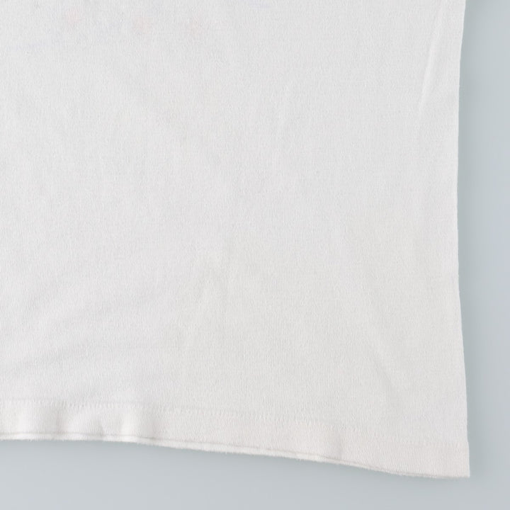 Printed T-shirt, Italian-made, Women's size S (approx.), Vintage cotton white type Vintage Second Hand