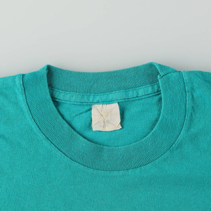 Vintage Printed T-shirt, Women's Size S unclear turquoise blue Vintage Second Hand
