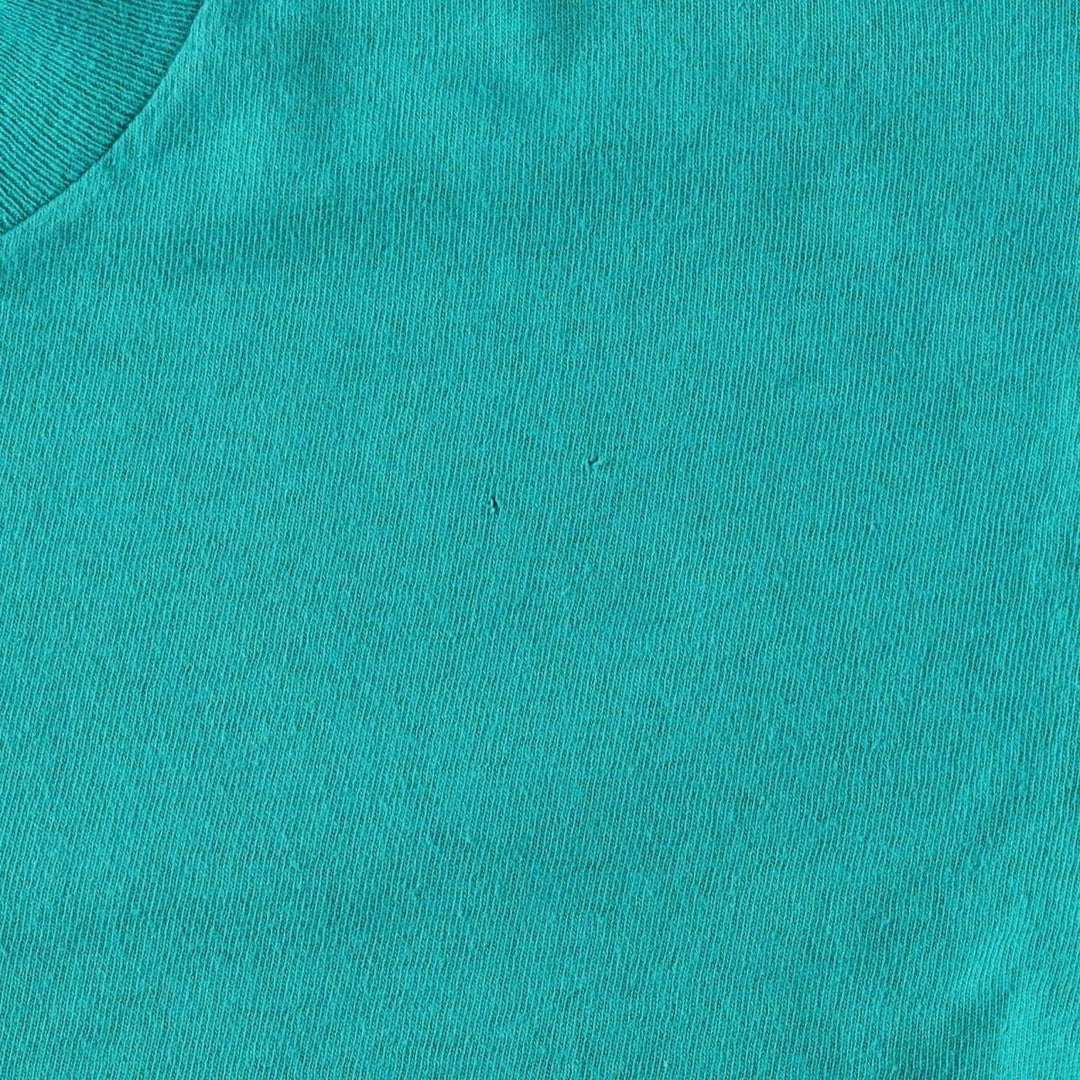 Vintage Printed T-shirt, Women's Size S unclear turquoise blue Vintage Second Hand