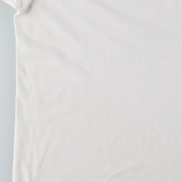 80'S printed T-shirt, women's size S equivalent, vintage. unclear white type Vintage Second Hand