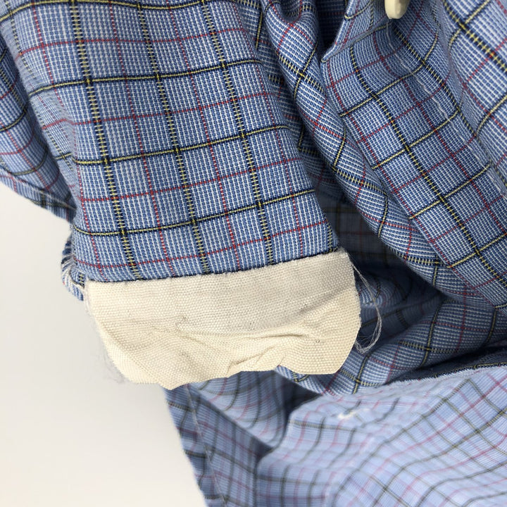 Levi's LEVI STRAUSS & CO. Short-Sleeve Check Shirt, Men's Size S (approx.) unclear blue type Vintage Second Hand