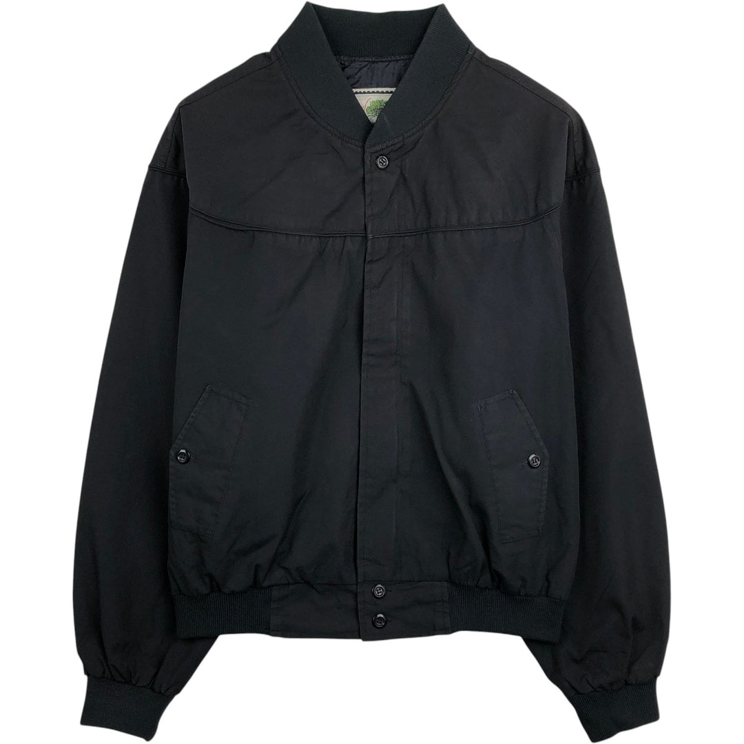 80s-90'S Oak Crest Derby Jacket, Cup Shoulder Jacket, Men's Size M (Equivalent), Vintage cotton black type Vintage Second Hand