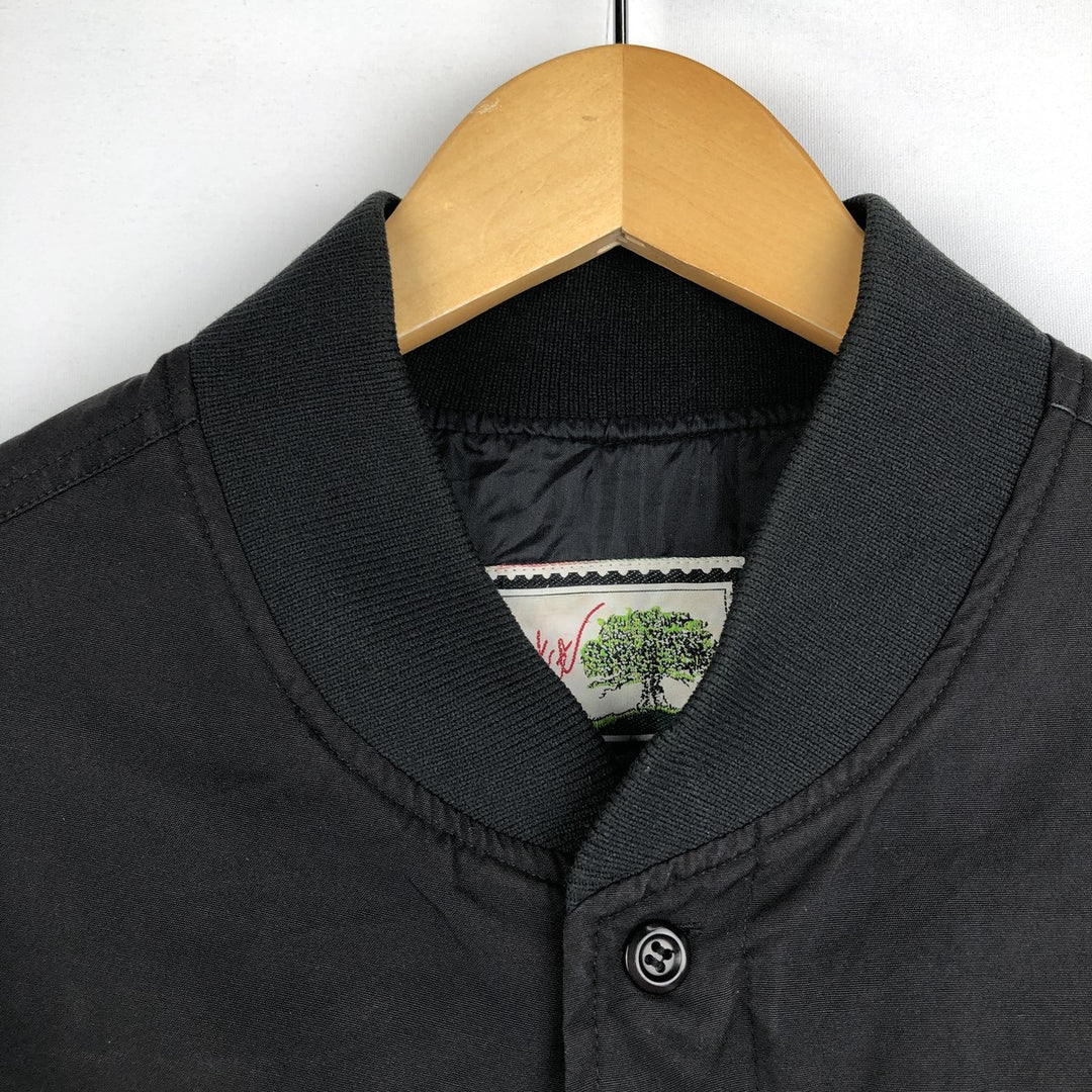 80s-90'S Oak Crest Derby Jacket, Cup Shoulder Jacket, Men's Size M (Equivalent), Vintage cotton black type Vintage Second Hand