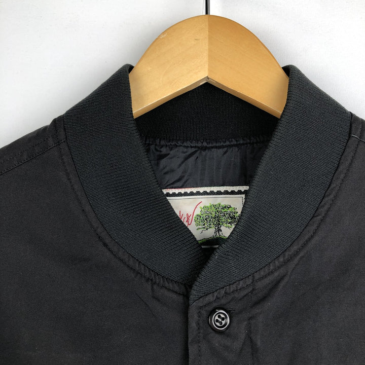 80s-90'S Oak Crest Derby Jacket, Cup Shoulder Jacket, Men's Size M (Equivalent), Vintage cotton black type Vintage Second Hand