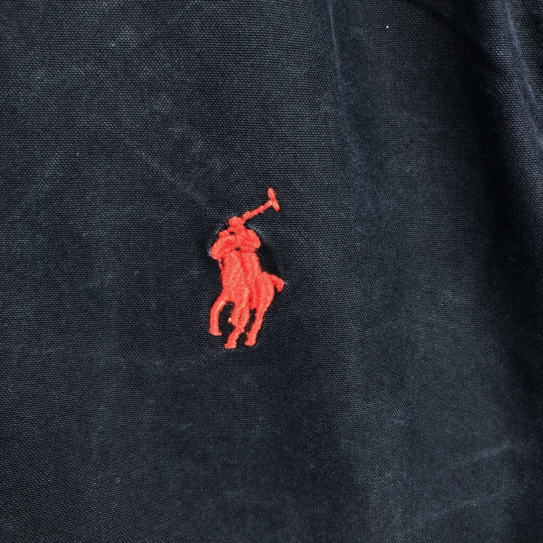 Ralph Lauren POLO RALPH LAUREN cotton hoodie, men's size XXL cotton navy blue type Vintage Second Hand