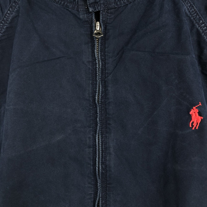 Ralph Lauren POLO RALPH LAUREN cotton hoodie, men's size XXL cotton navy blue type Vintage Second Hand