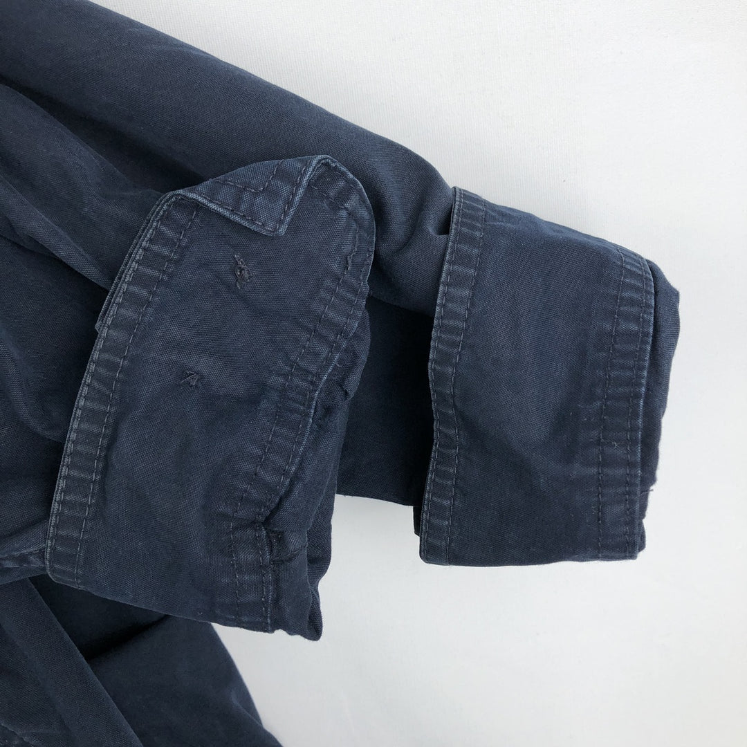 Ralph Lauren POLO RALPH LAUREN cotton hoodie, men's size XXL cotton navy blue type Vintage Second Hand