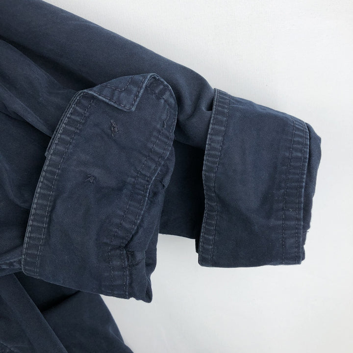 Ralph Lauren POLO RALPH LAUREN cotton hoodie, men's size XXL cotton navy blue type Vintage Second Hand