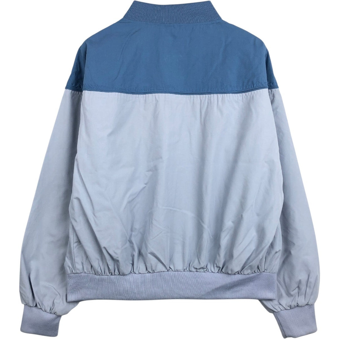 90'S BLAIR Two-Tone Derby Jacket Cup Shoulder Jacket Men's XL Equivalent Vintage cotton Blue type light blue Vintage Second Hand
