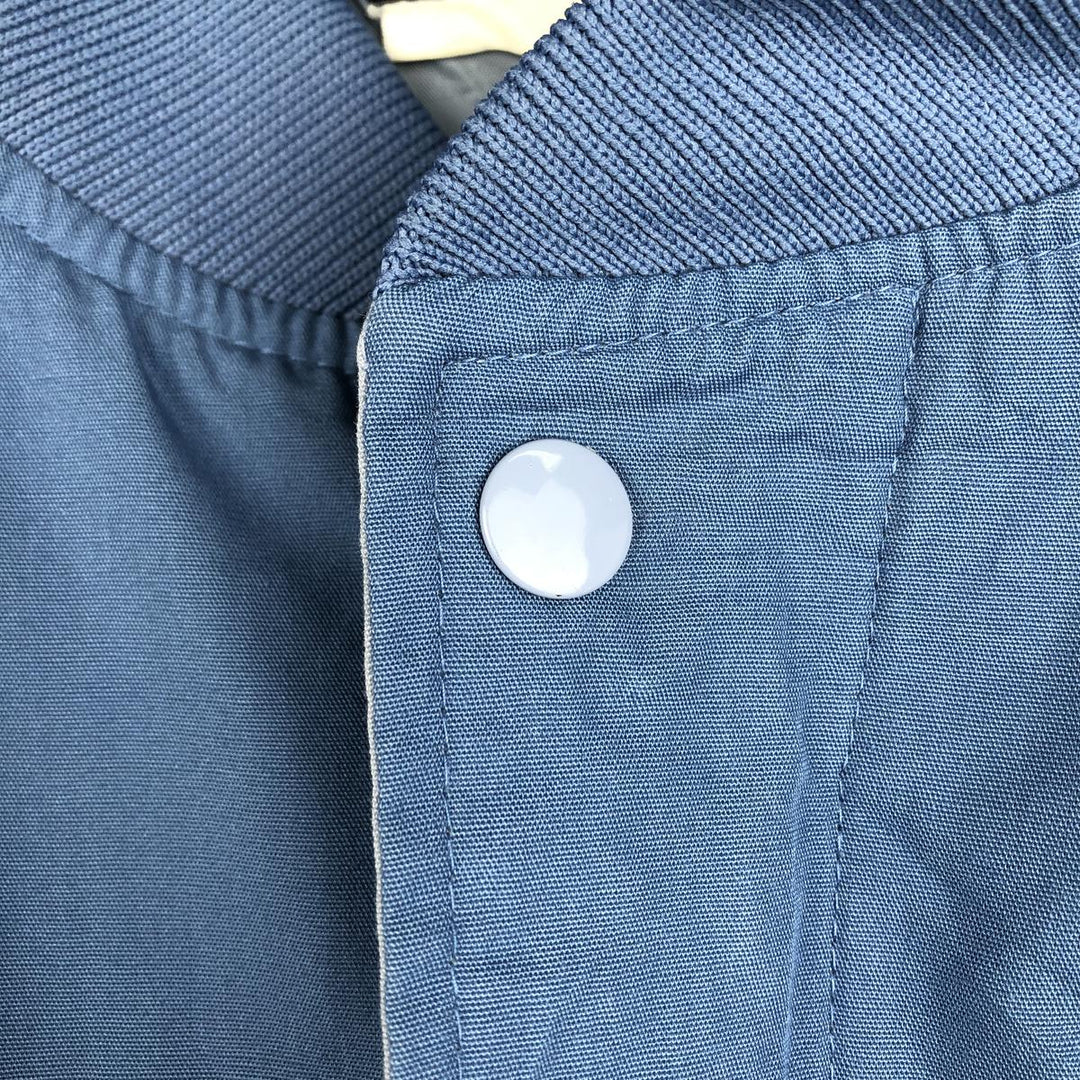 90'S BLAIR Two-Tone Derby Jacket Cup Shoulder Jacket Men's XL Equivalent Vintage cotton Blue type light blue Vintage Second Hand