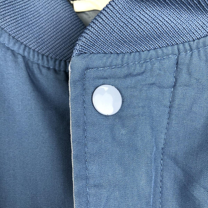 90'S BLAIR Two-Tone Derby Jacket Cup Shoulder Jacket Men's XL Equivalent Vintage cotton Blue type light blue Vintage Second Hand
