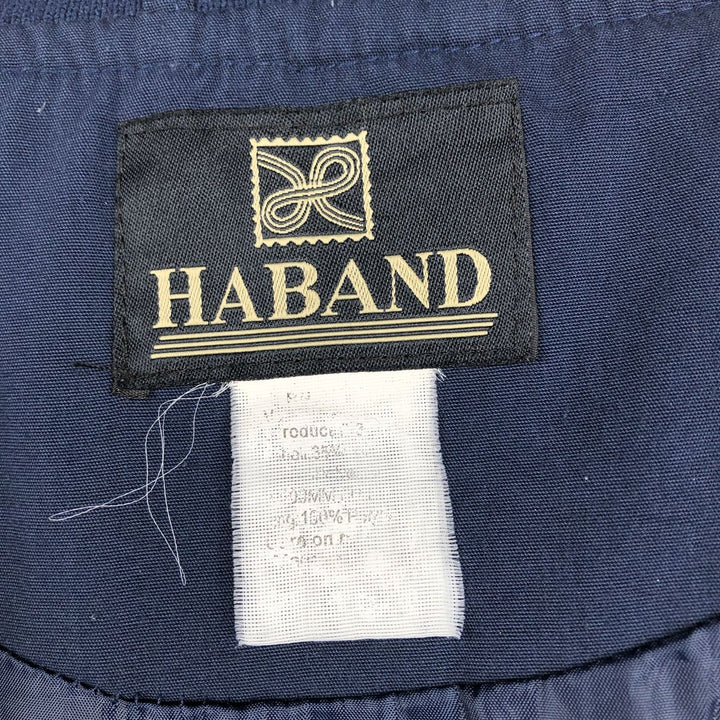 Haband Derby Jacket Cup Shoulder Jacket Men's XL equivalent unclear navy blue type Vintage Second Hand