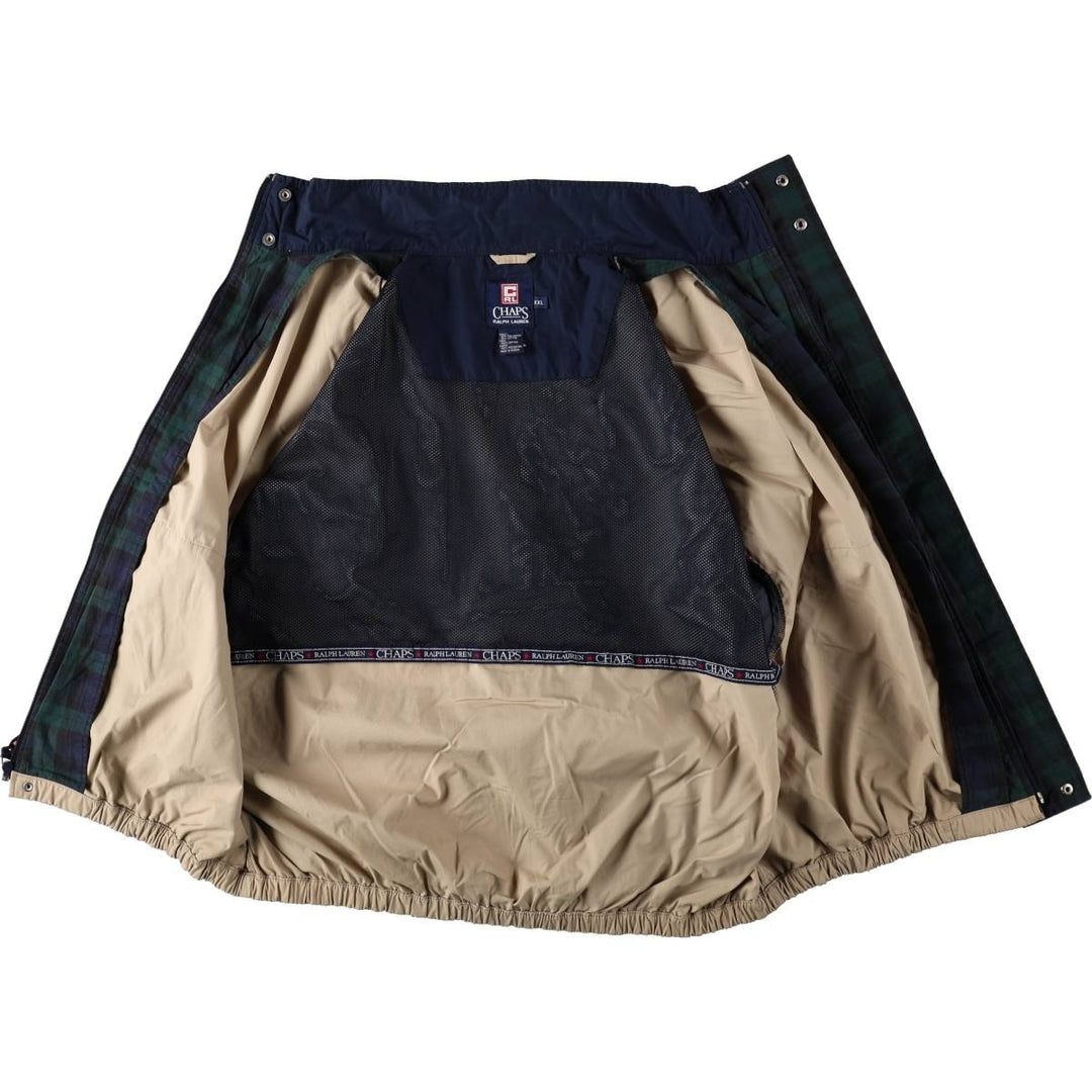 Ralph Lauren CHAPS windbreaker, men's size XXL polyester Beige type Vintage Second Hand