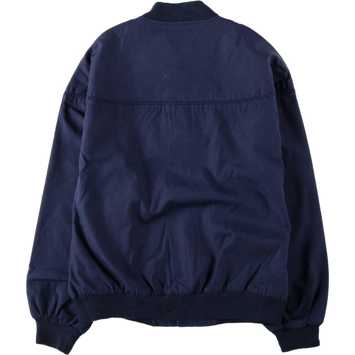 80s-90'S Town Craft Derby Jacket Cup Shoulder Jacket Men's Size L cotton navy blue type Vintage Second Hand