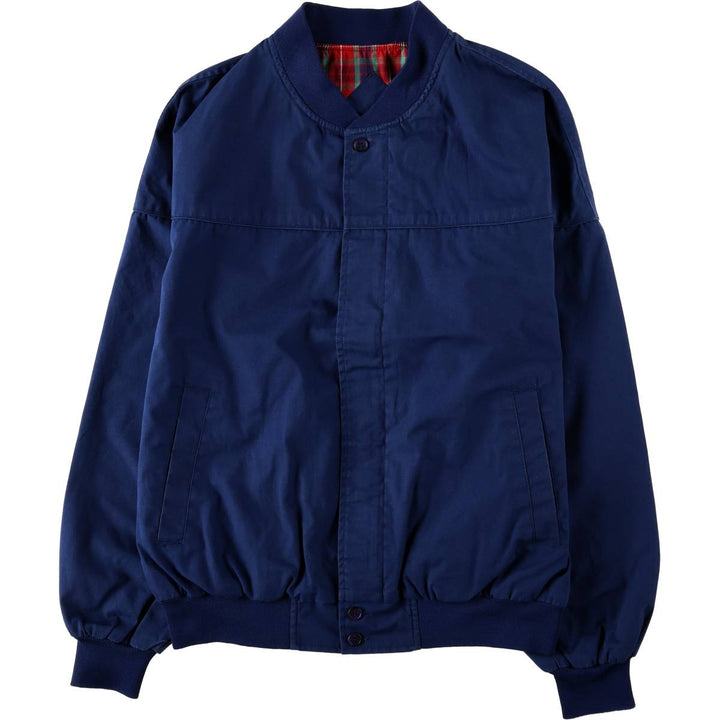 90'S FIELD AND STREAM Derby Jacket Cup Shoulder Jacket Men's Size L polyester navy blue type Vintage Second Hand
