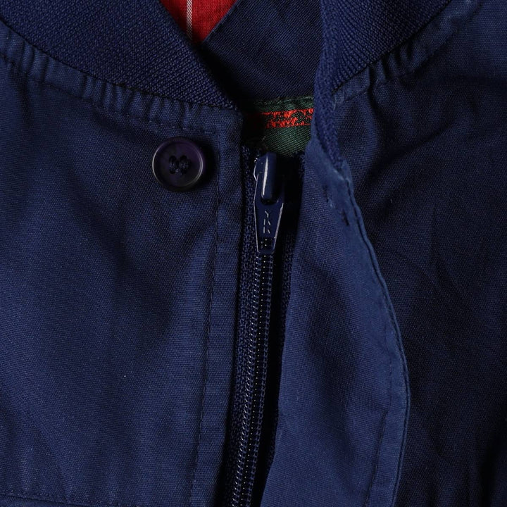 90'S FIELD AND STREAM Derby Jacket Cup Shoulder Jacket Men's Size L polyester navy blue type Vintage Second Hand
