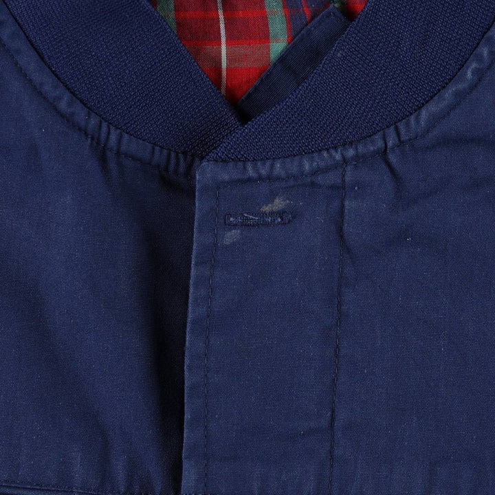 90'S FIELD AND STREAM Derby Jacket Cup Shoulder Jacket Men's Size L polyester navy blue type Vintage Second Hand