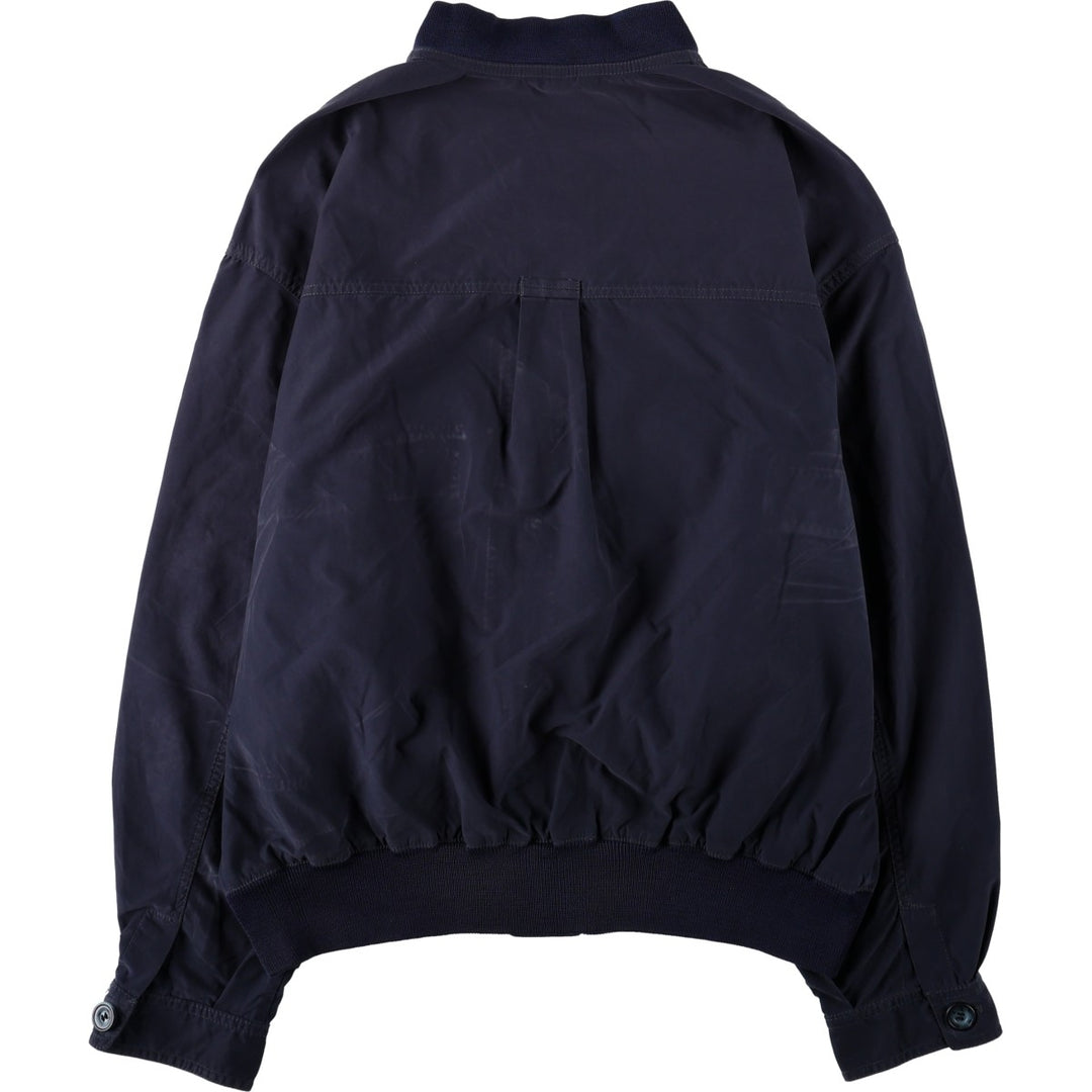 forall Blouson, Italian-made, Men's XL equivalent, Vintage polyester navy blue type Vintage Second Hand