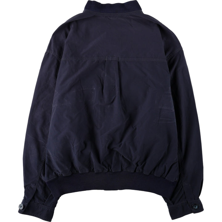 forall Blouson, Italian-made, Men's XL equivalent, Vintage polyester navy blue type Vintage Second Hand