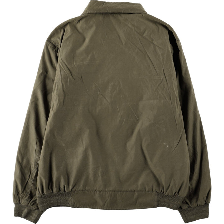 Dockers collared blouson, men's size XL. polyester Khaki type Vintage Second Hand