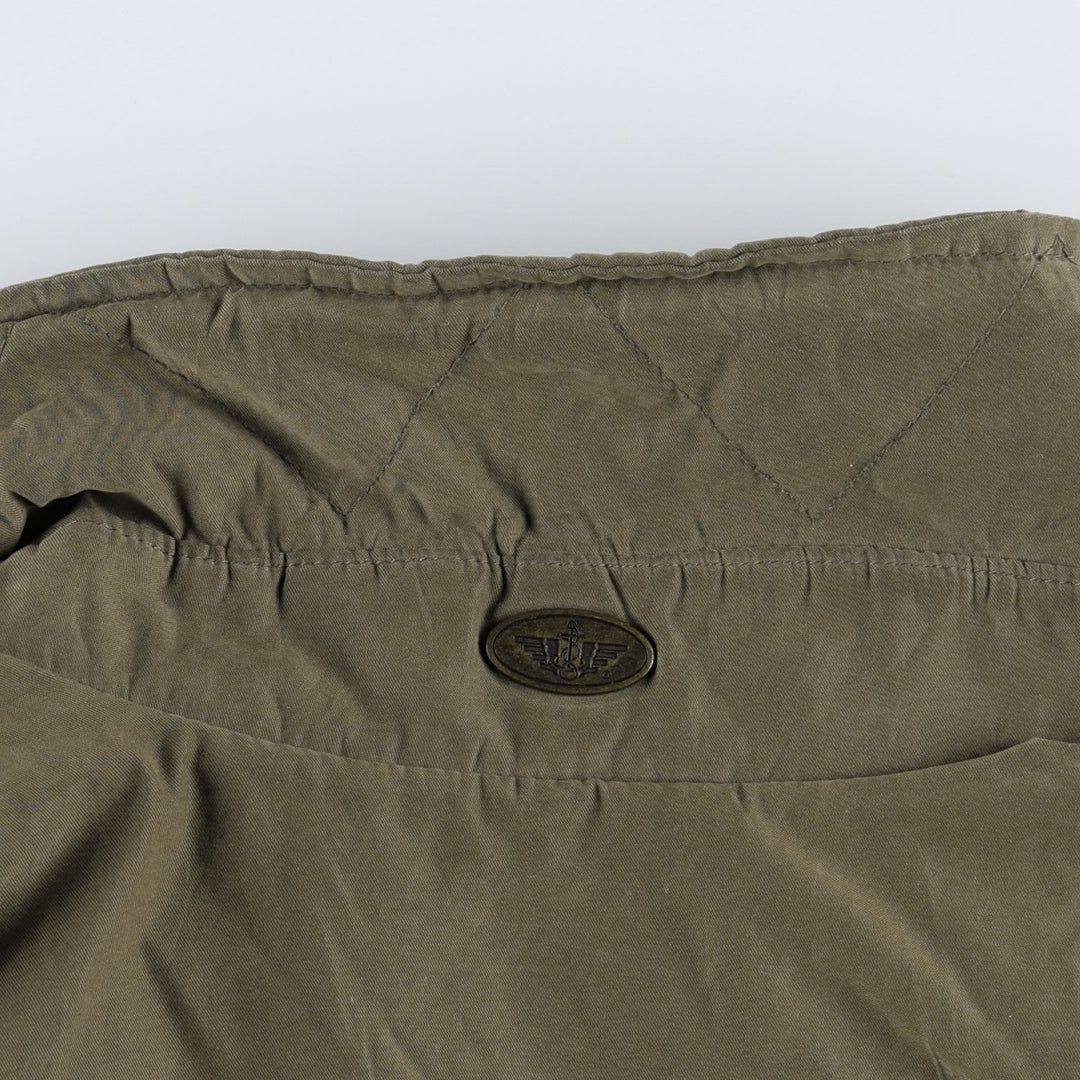Dockers collared blouson, men's size XL. polyester Khaki type Vintage Second Hand