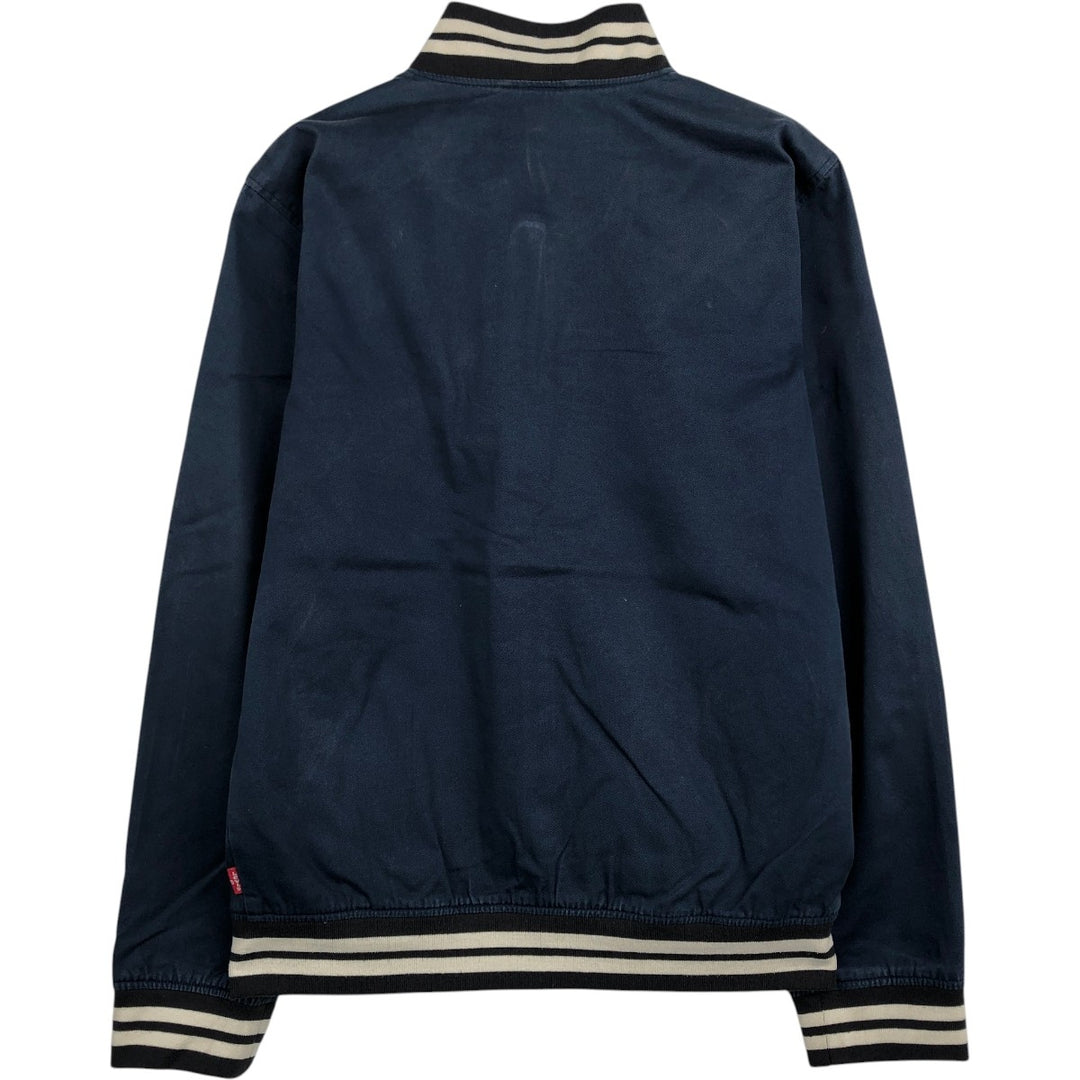 Levi's cotton blouson, men's size S (approx.) cotton navy blue type Vintage Second Hand
