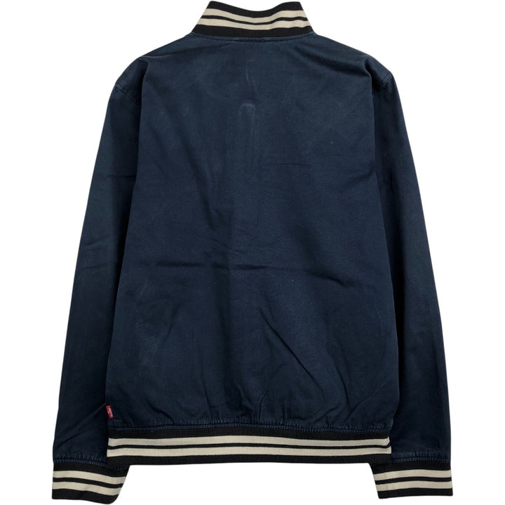 Levi's cotton blouson, men's size S (approx.) cotton navy blue type Vintage Second Hand