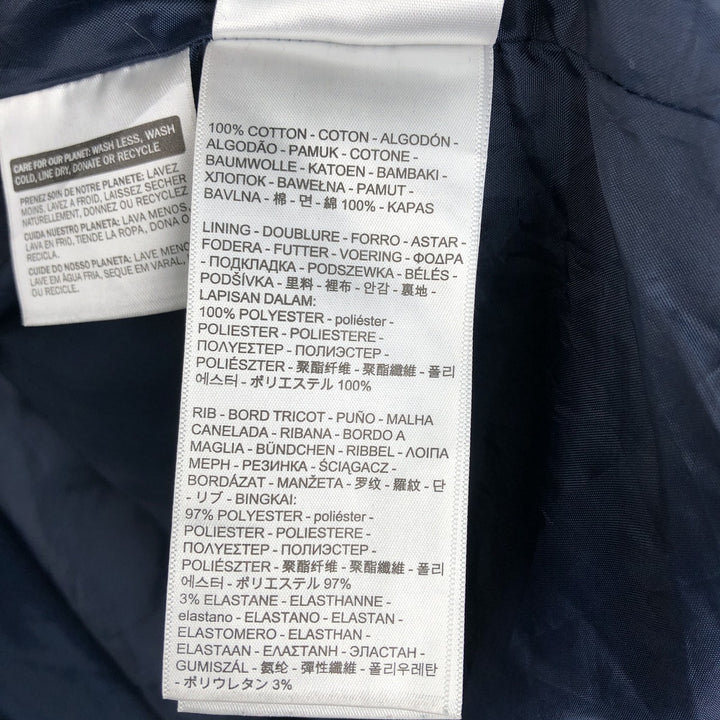 Levi's cotton blouson, men's size S (approx.) cotton navy blue type Vintage Second Hand