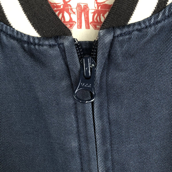 Levi's cotton blouson, men's size S (approx.) cotton navy blue type Vintage Second Hand