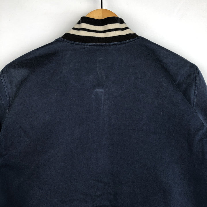 Levi's cotton blouson, men's size S (approx.) cotton navy blue type Vintage Second Hand