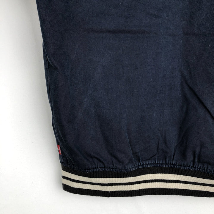 Levi's cotton blouson, men's size S (approx.) cotton navy blue type Vintage Second Hand