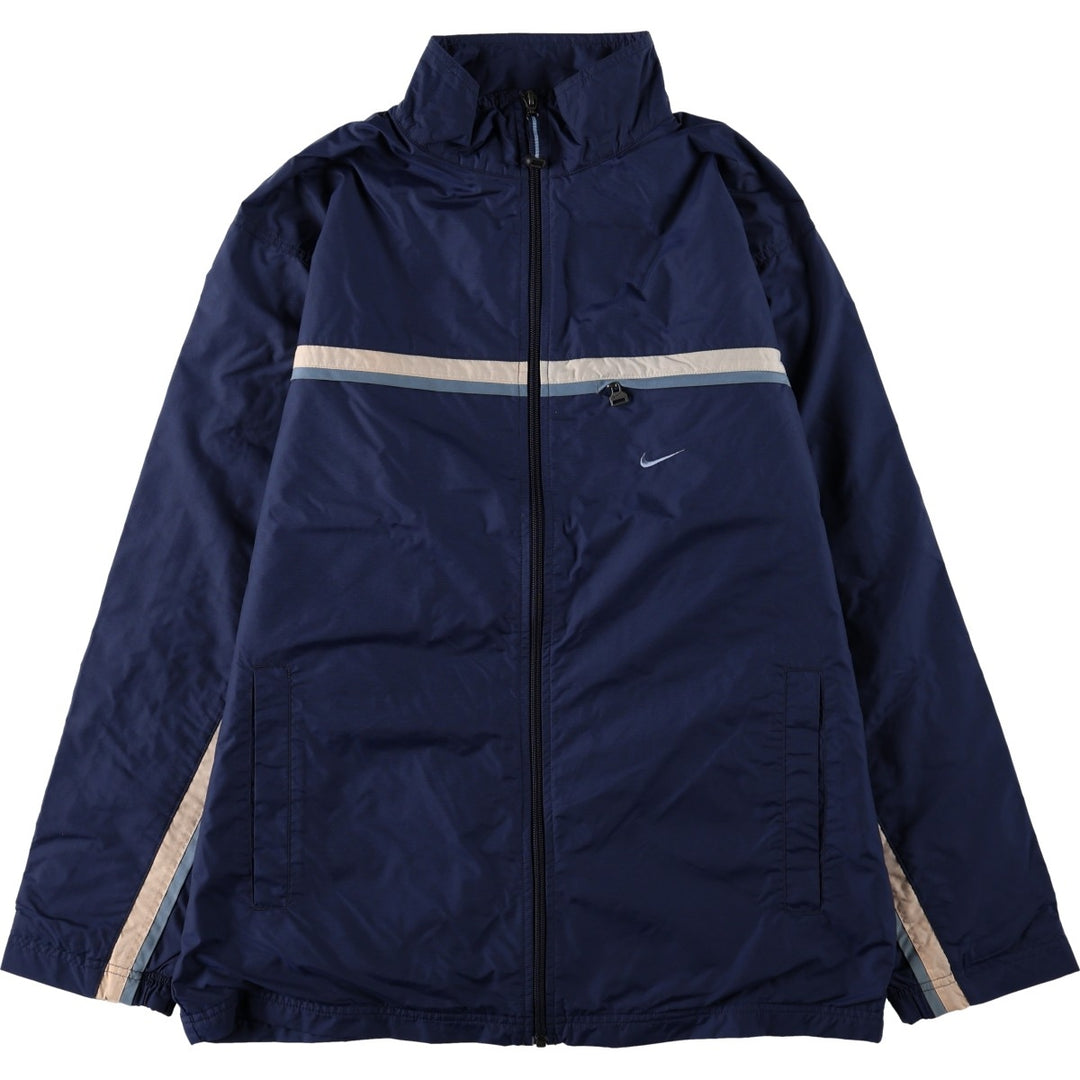 00'S Nike Nylon Jacket Men's M size Nylon navy blue type Vintage Second Hand