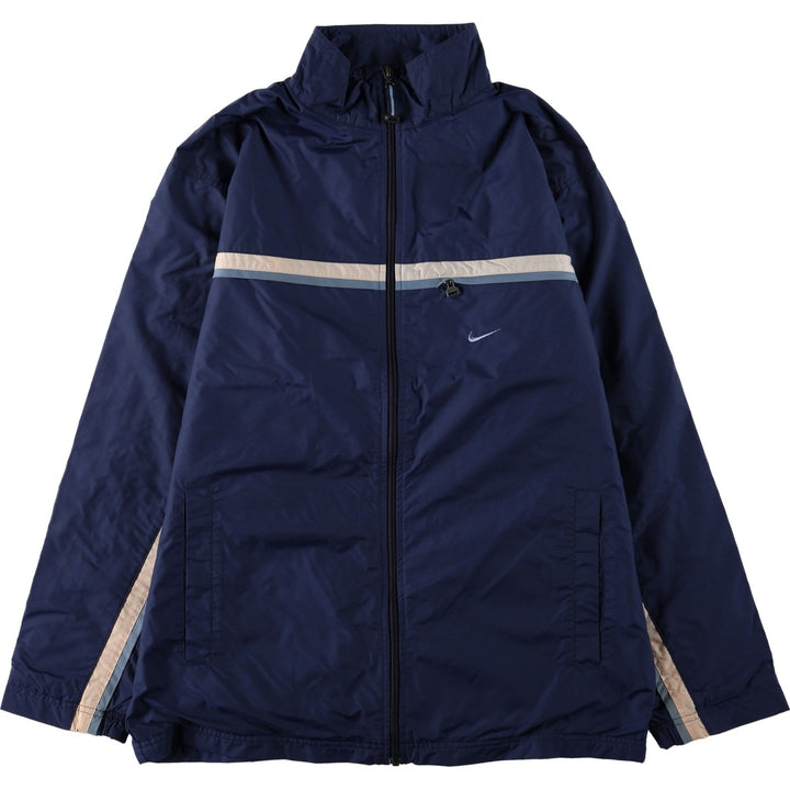 00'S Nike Nylon Jacket Men's M size Nylon navy blue type Vintage Second Hand
